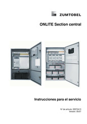 Zumtobel ONLITE Section central 1080 Instrucciones Para El Servicio