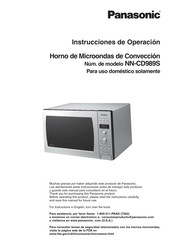 Panasonic NN-CD989S Instrucciones De Operación