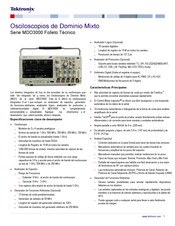 Tektronix MDO3000 Folleto Técnico