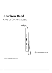 Hudson Reed Panel de Ducha Expuesto Guia De Instalacion