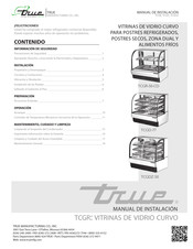 True TCGDZ-50 Manual De Instalación