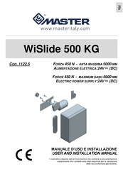 Master WiSlide 500 KG Manual De Uso E Instalación