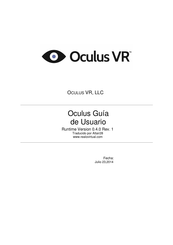 Oculus VR DK2 Guía De Usuario