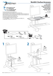 Ergotron WorkFit-S Guia Del Usuario