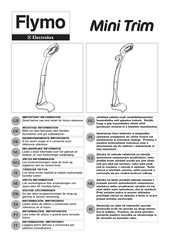 Electrolux Flymo Mini Trim Información Importante