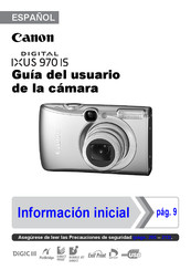 Canon Digital IXUS 970 IS Guia Del Usuario