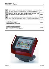 Cebora 208-10 Manual De Istrucciones