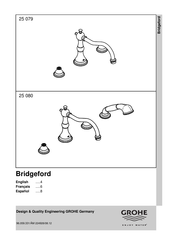 Grohe Bridgeford 25 079 Manual Del Usario