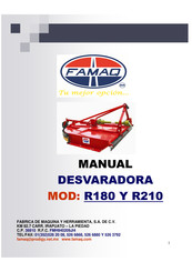 Famaq R180 Manual De Instrucciones