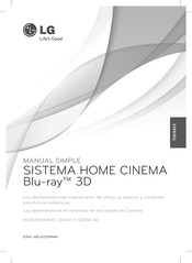 LG Blu-ray 3D Manual Simple