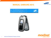 Samsung A915 Manual De Usuario