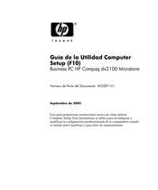 HP Compaq dx2100 Microtorre Manual De Instrucciones