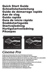 NextBase Cinema Pro Guia De Inicio Rapido