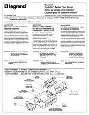 LEGRAND Wiremold EFB10S-OG Instrucciones De Instalación