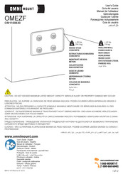 Omnimount OMEZF OM1100630 Guia Del Usuario