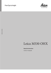 Leica M530 OHX Manual De Instrucciones