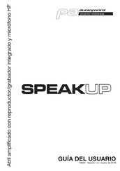 audiophony SPEAKUP Guia Del Usuario