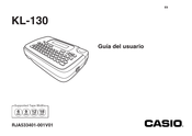 Casio KL-130 Guia Del Usuario