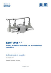 DÜRR EcoPump HP Instrucciones De Servicio