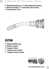 Abicor Binzel iSTM Instructivo De Servicio
