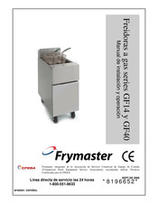 Manitowoc Frymaster GF40 Serie Manual De Instalación Y Operación