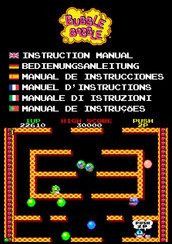 Quarter Arcades Bubble Bobble Manual De Instrucciones