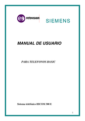 Siemens HICOM 300 E Manual De Usuario