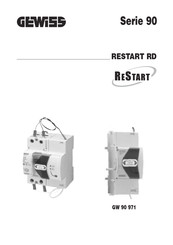 Gewiss RESTART RD GW 90 971 Manual De Usuario