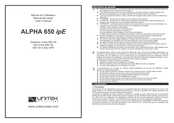 Unitek ALPHA 650 ipE Manual Del Usario