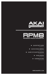 Akai Professional RPM8 Guia De Inicio Rapido