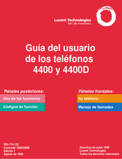 Lucent Technologies 4400 Guia Del Usuario