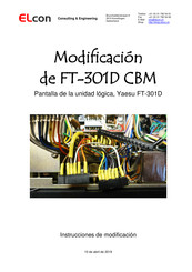 ELcon FT-301D CBM Instrucciones De Modificación