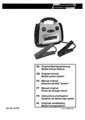 Bruder Mannesmann Werkzeuge 01776 Instrucciones De Funcionamiento