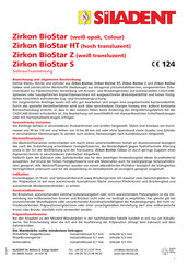 SILADENT Zirkon BioStar Z Instrucciones De Uso