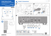 Onkyo HT-S3910 Guía De Configuración Inicial