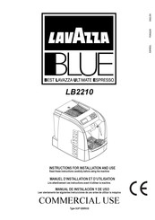 LAVAZZA LB2210 Manual De Instalación Y De Uso