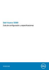 Dell Vostro 5090 Guía De Configuración Y Especificaciones