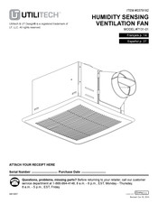 Utilitech 7131-01 Manual Del Usuario