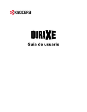 Kyocera DURAXE Guía De Usuario