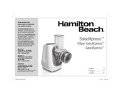 Hamilton Beach SaladXpress 70950 Manual De Instrucciones