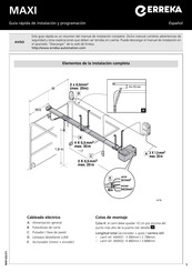 Erreka MAXI Guía Rápida De Instalación Y Programación