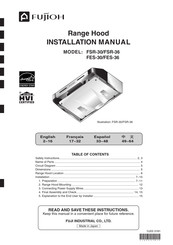 Fujioh FSR-36 Manual De Instslacion