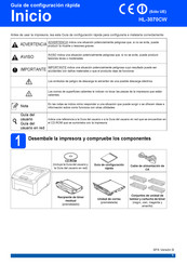 Brother HL-3070CW Guia De Configuration Rapida