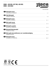 Roca DBM - 435 BG Instrucciones De Instalación