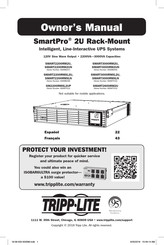 Tripp-Lite SMART3000RMXL2U Manual Del Propietário