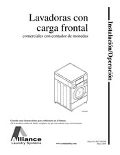 Alliance Laundry Systems FLW1525C Instalación/Operación