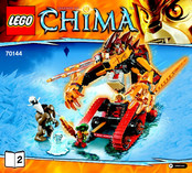 LEGO Legends of Chima 70144 Manual De Instrucciones