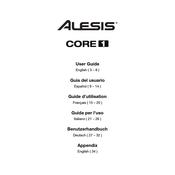 Alesis CORE 1 Guía De Usuario