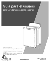 Alliance Laundry Systems TLW24C_SVG1 Guía Para El Usuario