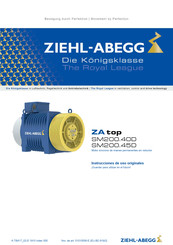 ZIEHL-ABEGG ZA top Serie Instrucciones De Uso Originales